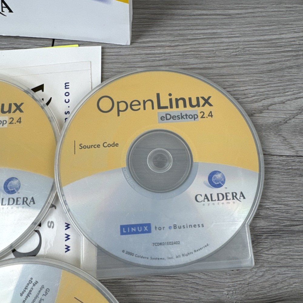 Open Linux eDesktop 2.4 Original Box Set Complete