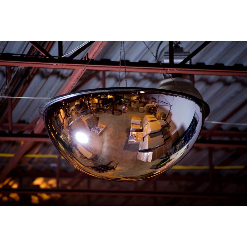 Full Dome Acrylic Mirror W/Steel Back Indoor 18" Dia. 360176; Viewing
