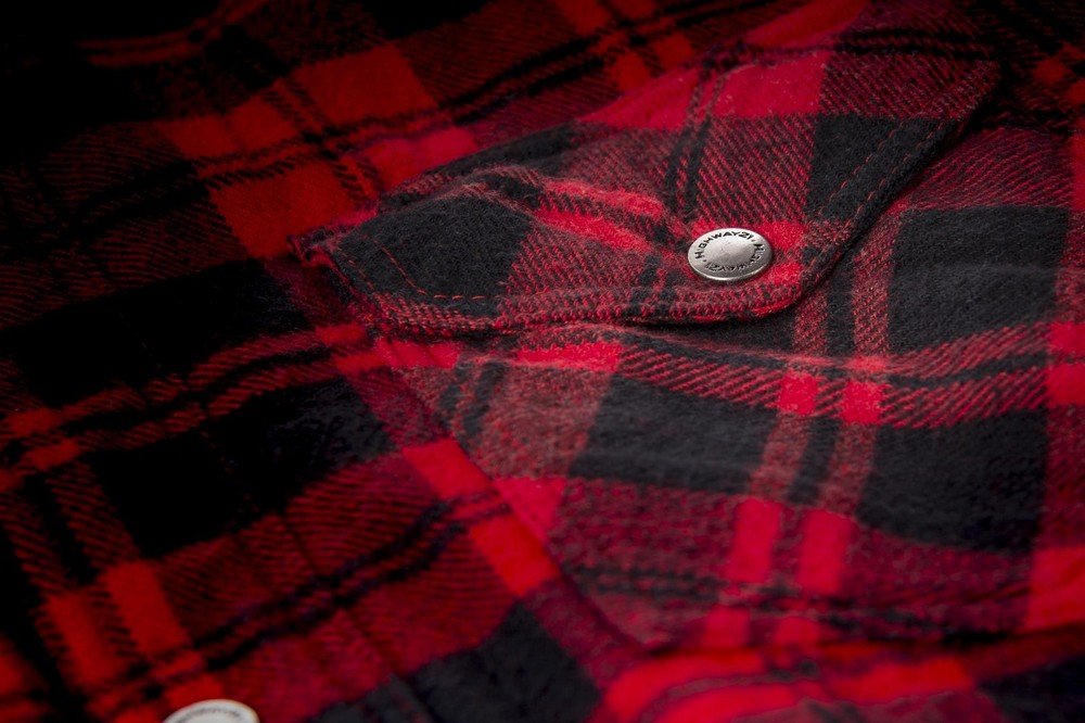 Marksman Flannel Black/Red Md
