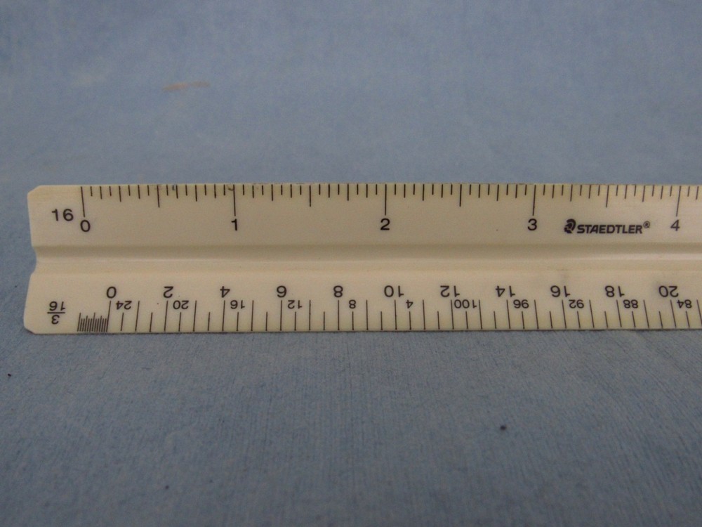 Staedtler 987 19-31 Triangular 12" Architect Scale