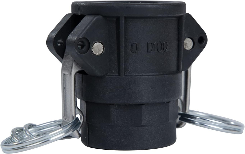 2 Pcs Polypropylene Camlock Fittings (1"Type D) Standard Camlock Fitting, Female