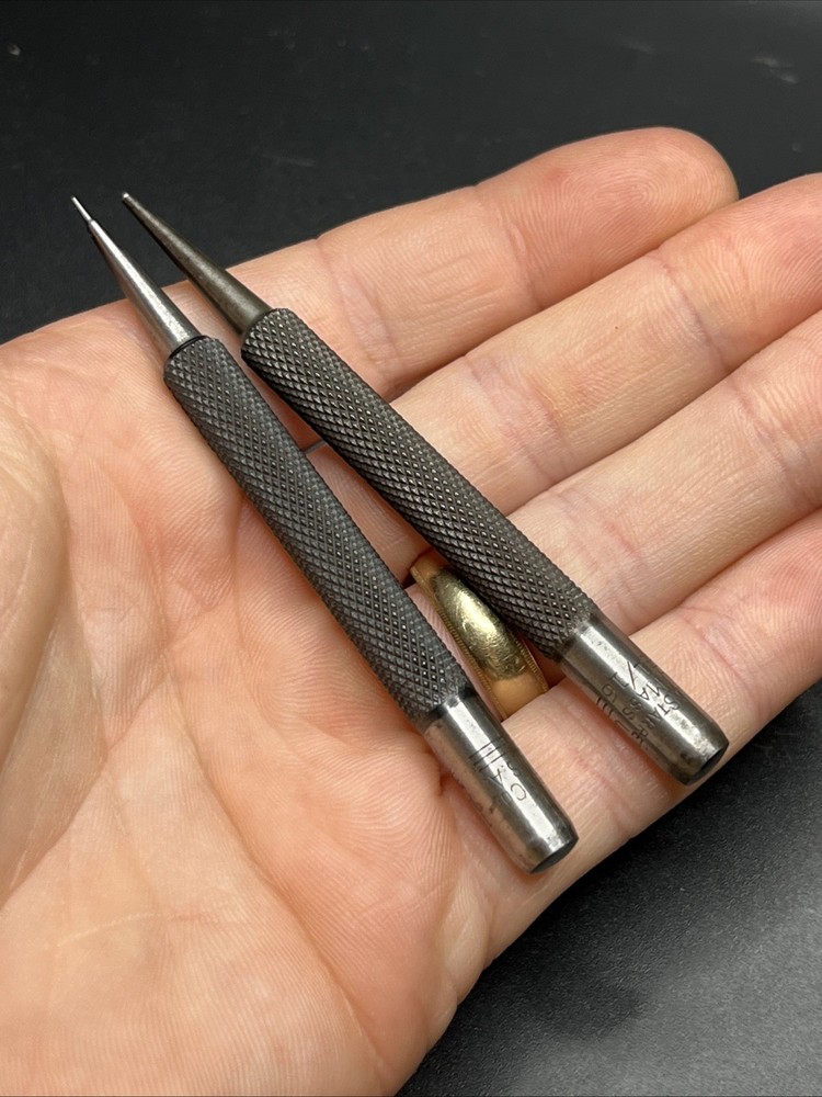 Two Starrett 1/16 Pin Punches (004)