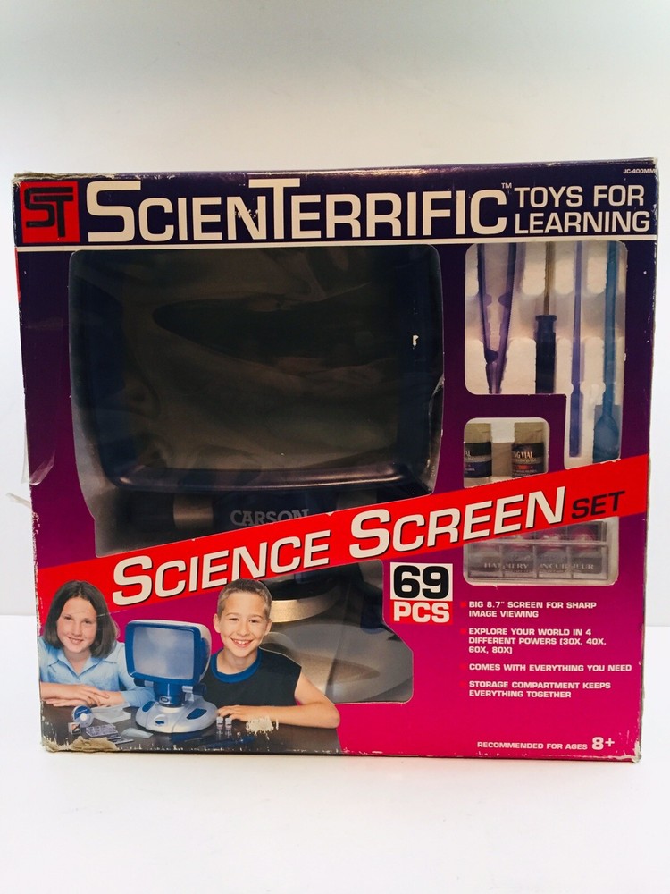 Vintage ScienTerrific Science Screen Set