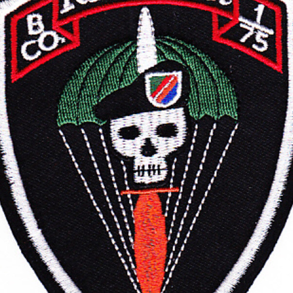 B Company 1st Battalion 75th Ranger Regiment Patch