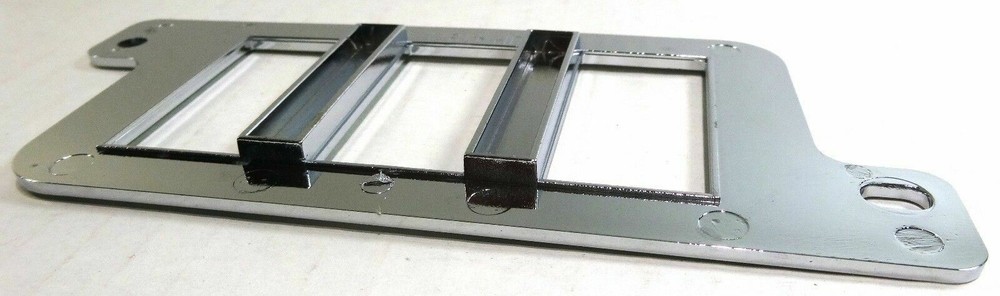 rocker switch panel bottom left side chrome plastic Freightliner Century 3 hole