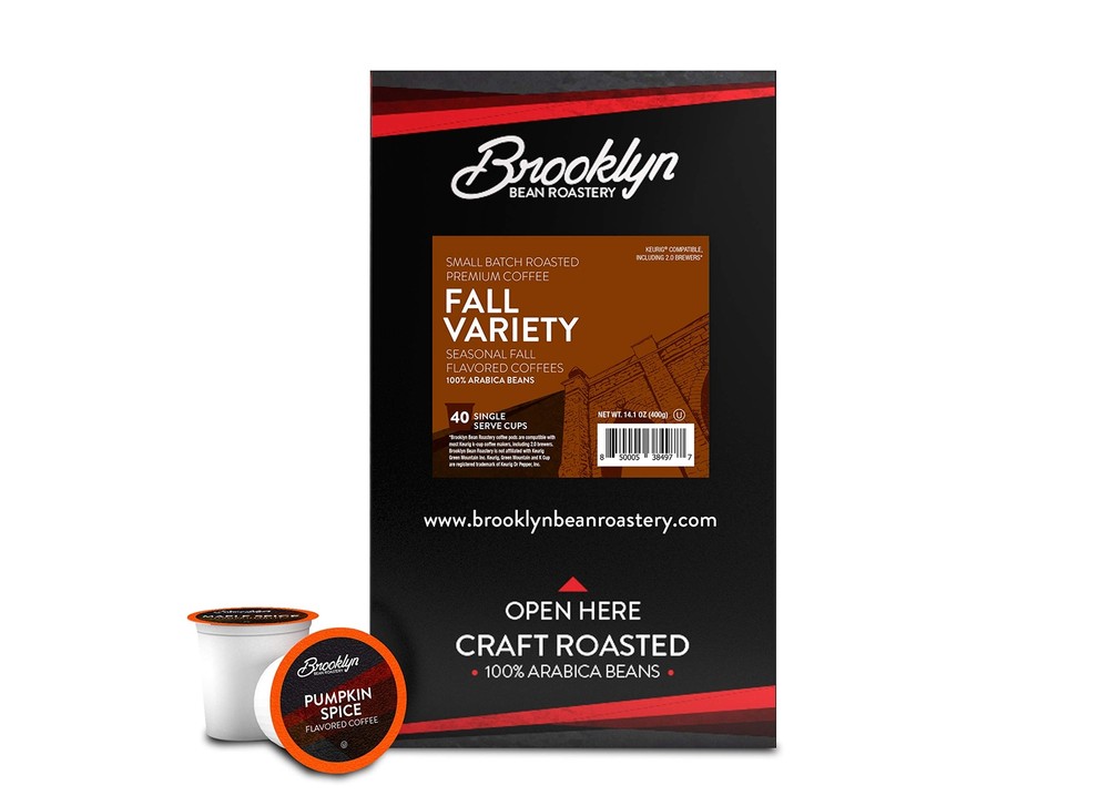 Roastery Coffee Pods Fall Flavored Variety Pack Sampler Pumpkin Maple Vanilla...