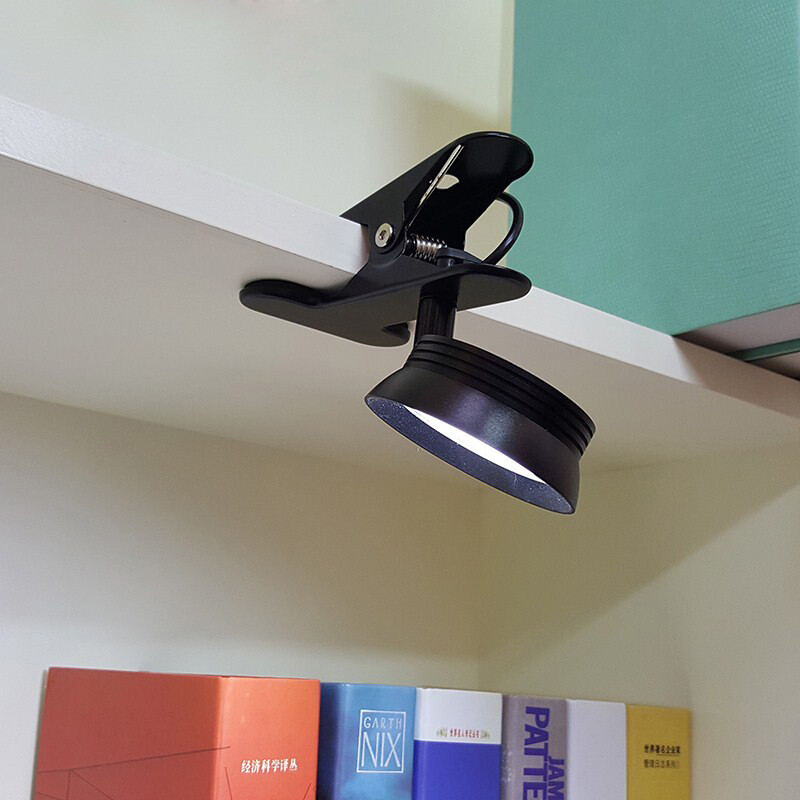 Dimming 5W LED Table Clamp Clip Light Brightness Changeable Lamp Switch Plug USB