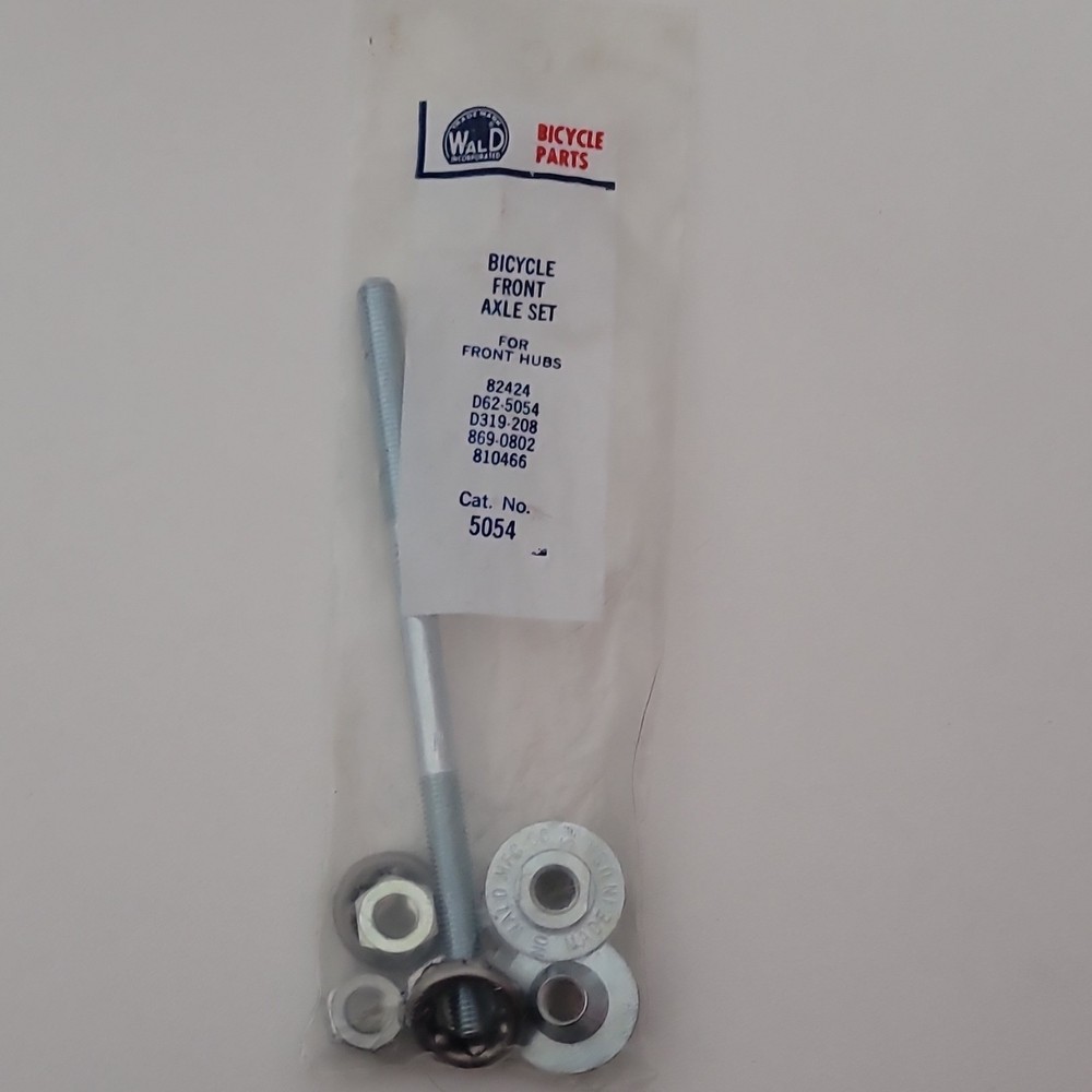 Wald Front Axle Set No. 5054 – New Sealed Bicycle Replacement Part