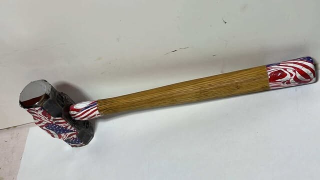 Custom Vintage USN 4 Lb. Sledge Hammer! 15" handle