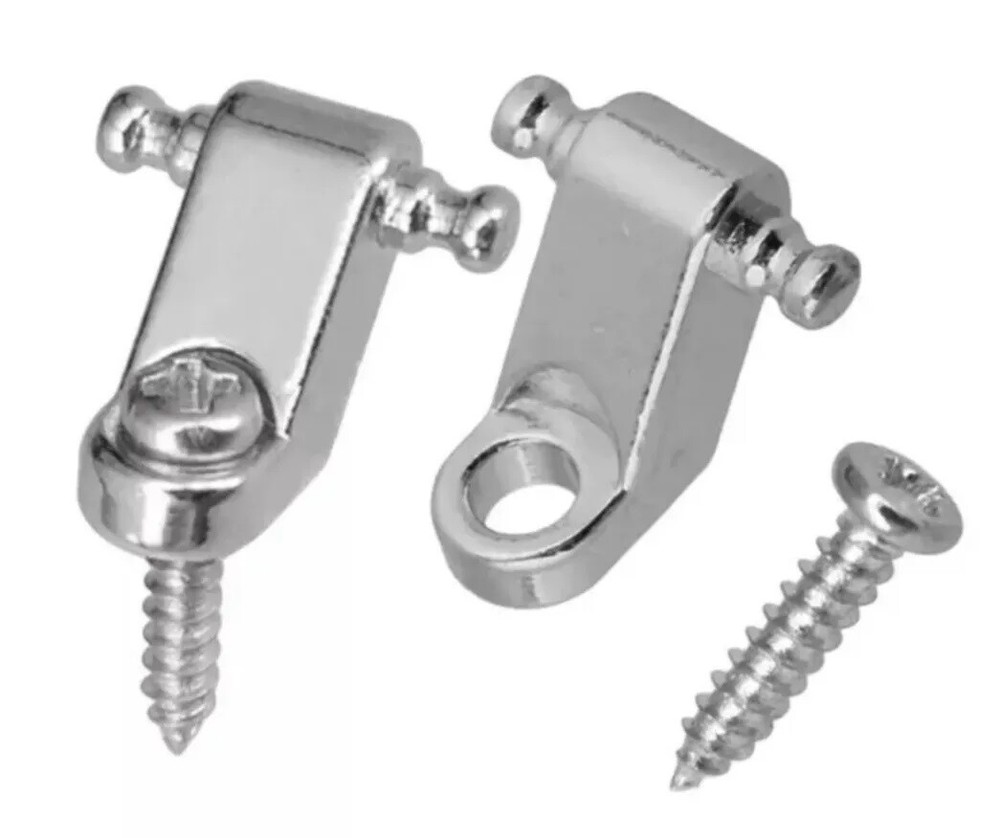 Chrome Guitar String Tree Retainer Guide for Fender Strat Tele
