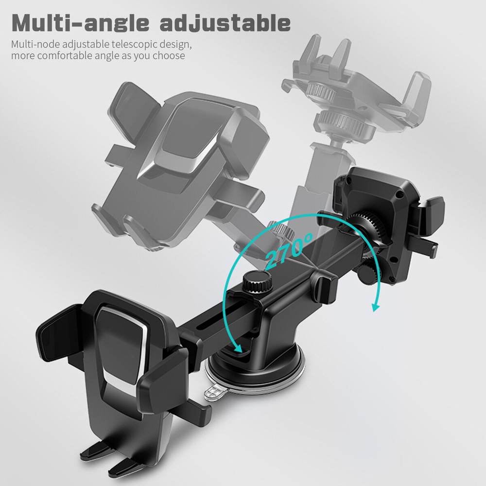 Universal Car Phone Holder Dashboard Windshield Car Mount For Mobile GPS
