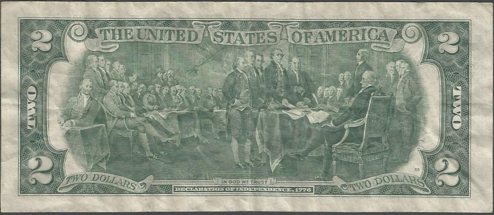 1976 United States $2.00 Note - *** Fine ***