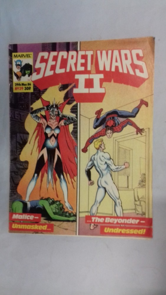 Secret Wars II, Issues 38 and 39, Marvel Comics 1986.