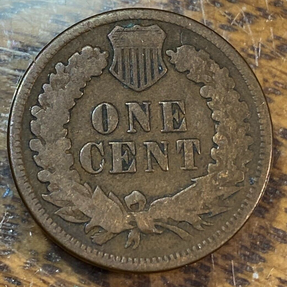 1875 Indian Cent Nice Original Good+ CHRC