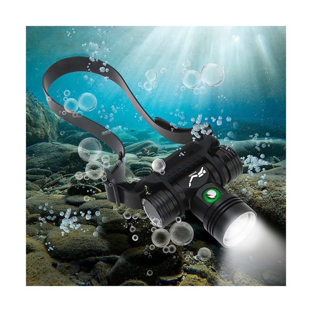 WINDFIRE Diving Headlamp, Super Bright Scuba Dive Flashlight, Underwater 60M,...