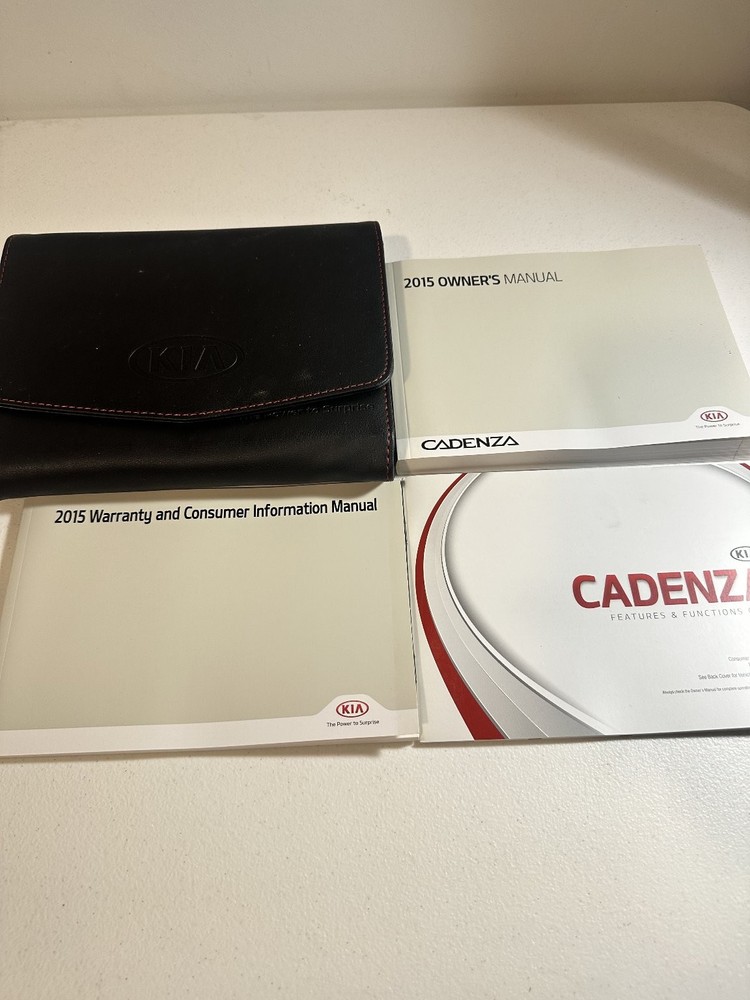 2015 Kia Cadenza Owner's Manual Set