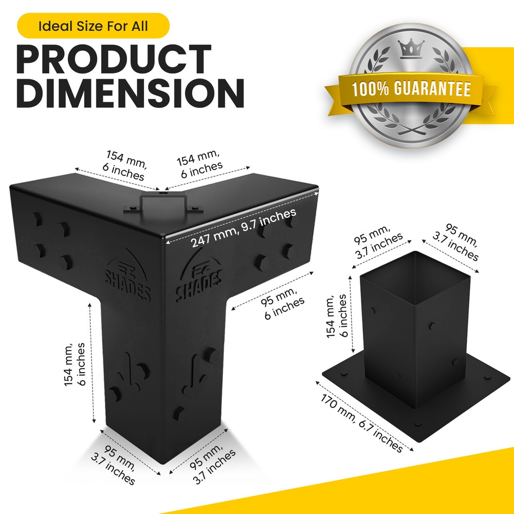 EZ Shades Pergola Bracket Kit