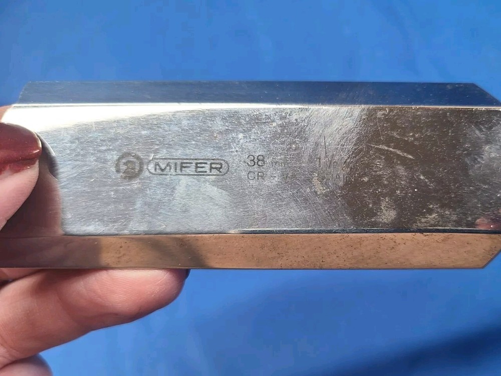 Mifer 1 1/2" Bevel Edge Socket Chisel (edge needs some TLC)