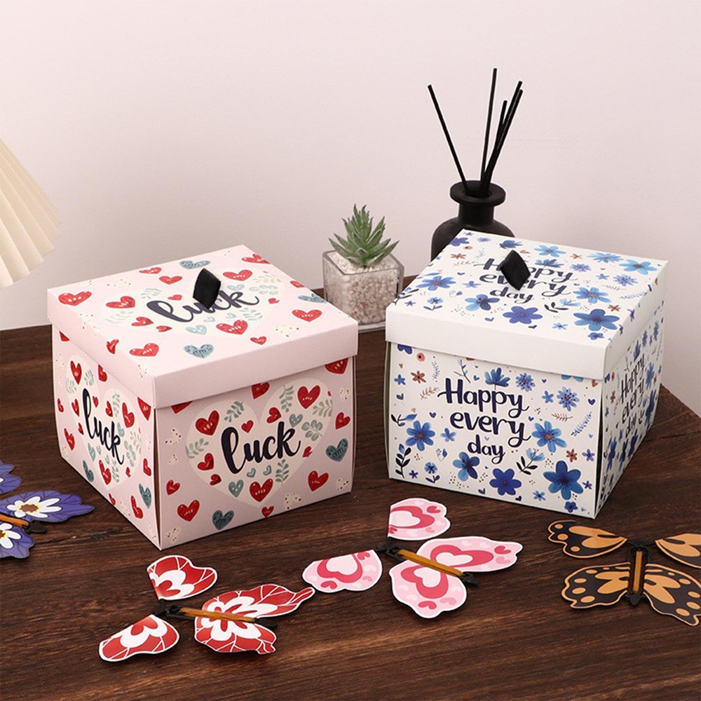 Butterfly Present Box Unique Butterfly Parties Present Box Exploding outgoing