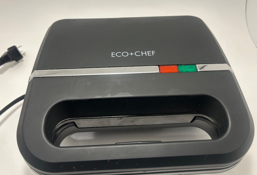 Eco+Chef Copper Series Ceramic Nonstick Waffle Maker Tested Working 760W