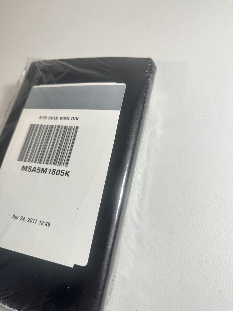 2017 Subaru WRX Owners Manual Set