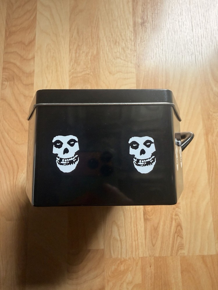 Misfits Coffin-Shaped Metal Lunchbox signed
