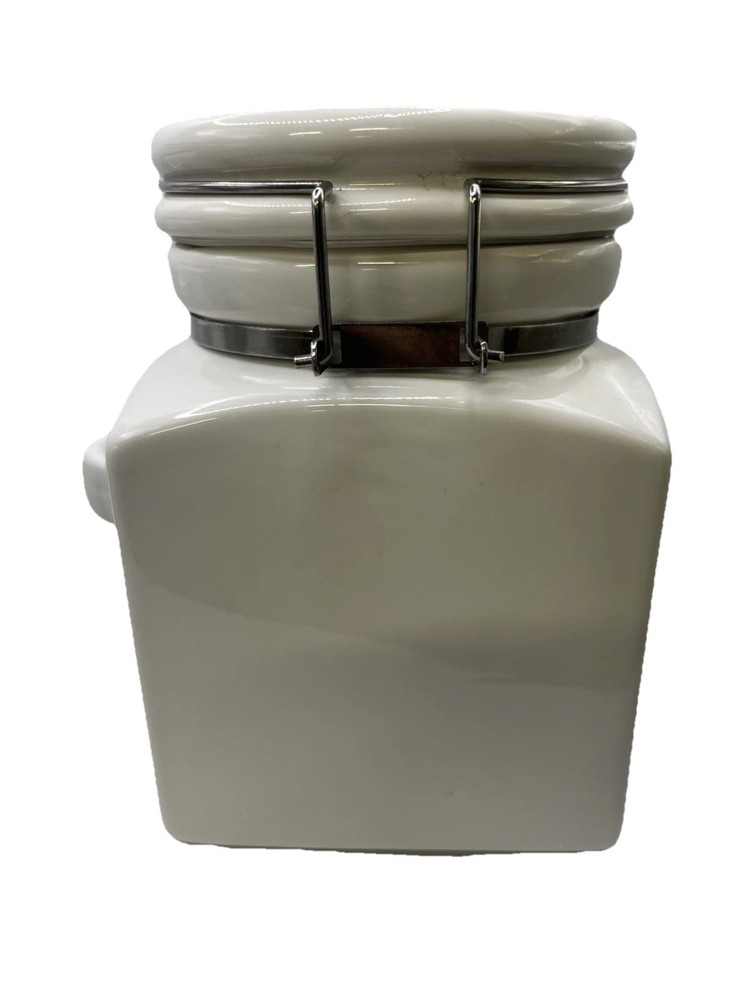 2-Buchase Stoneware Canisters Without Scoops