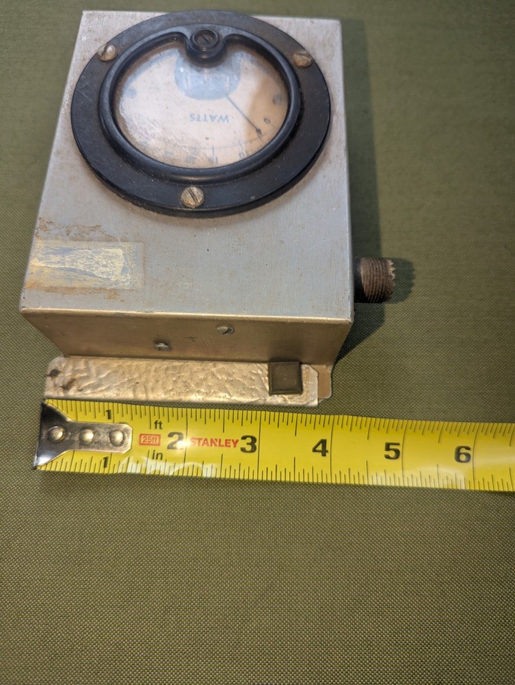 Vintage Ham made WATTMETER