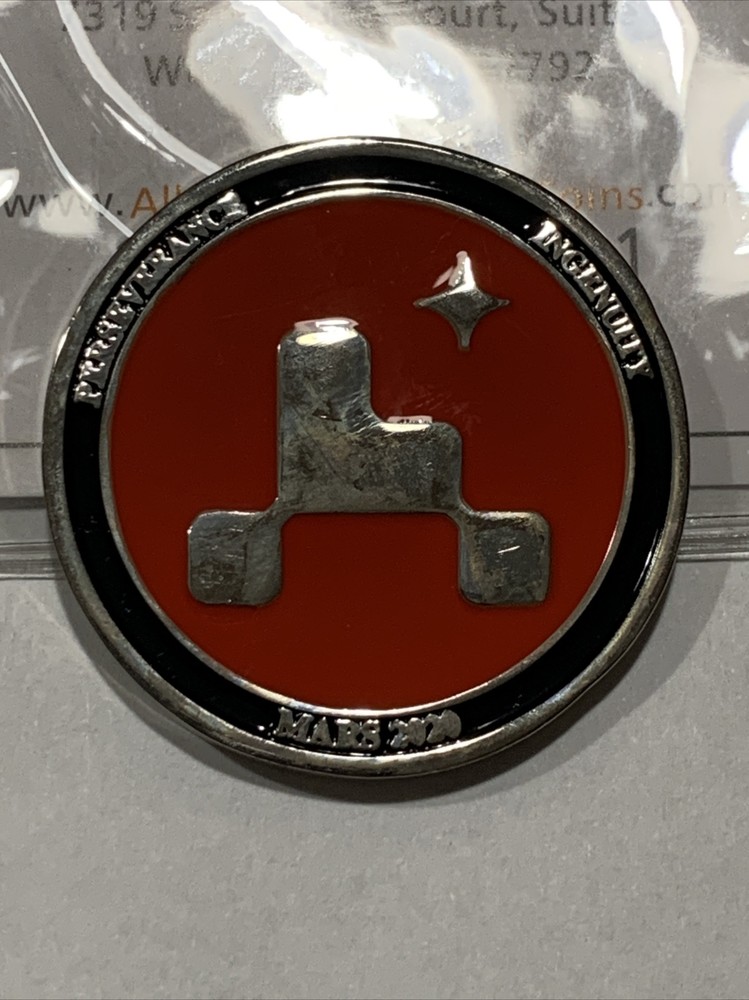 Mars 2020 Perseverance Rover Challenge Coin- ULA INGENUITY