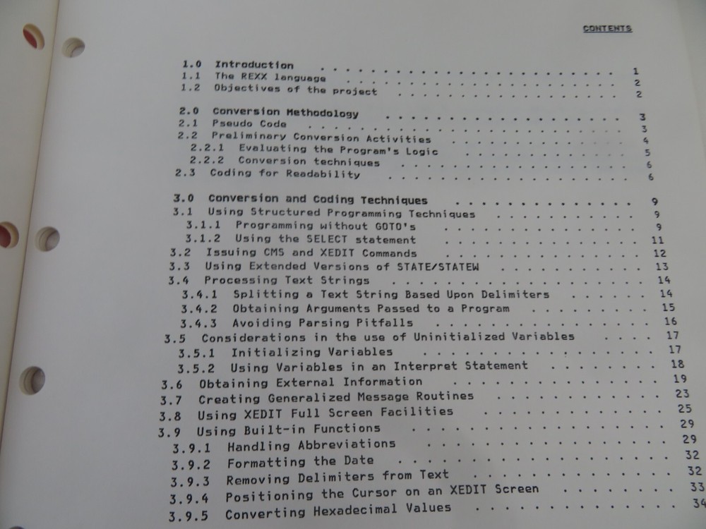 IBM International Systems Centers Using Rexx In Practice Exec 2 Conversion 1983