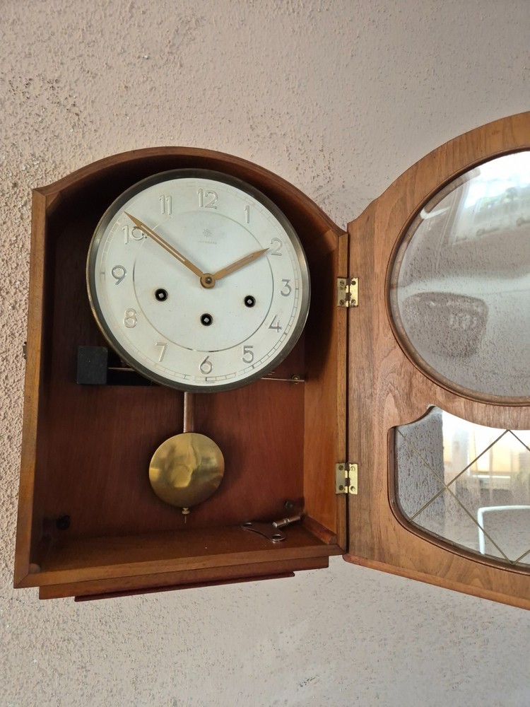 Junghans German Westminster chime wall clock ( 0743 )