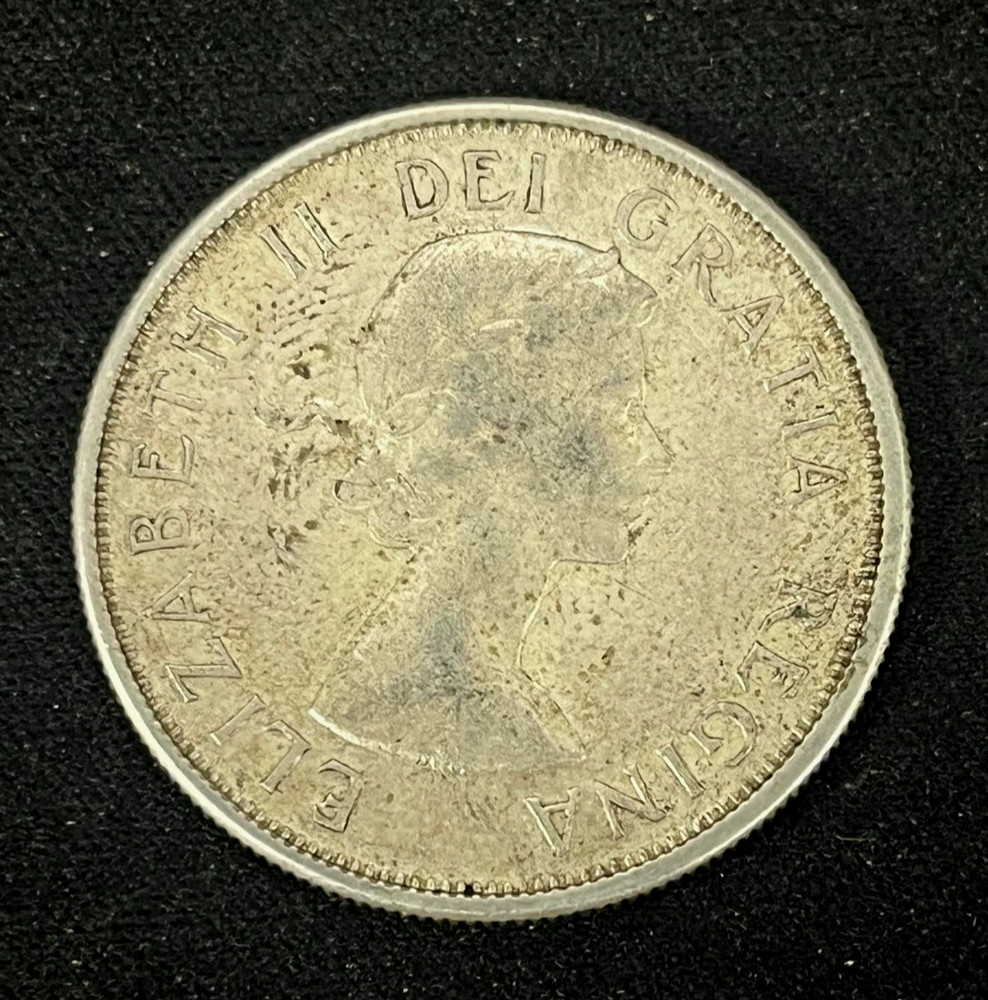 1964 Canada Silver Half Dollar Coin