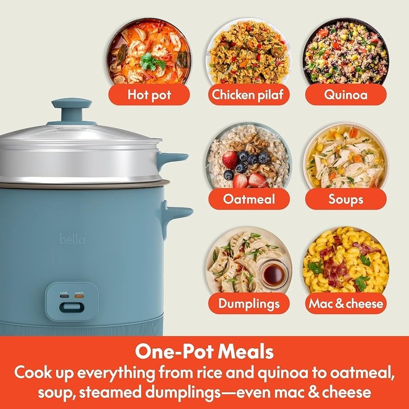 16 Cup Electric Rice Cooker & Steamer Nonstick Automatic Keep Warm Function New
