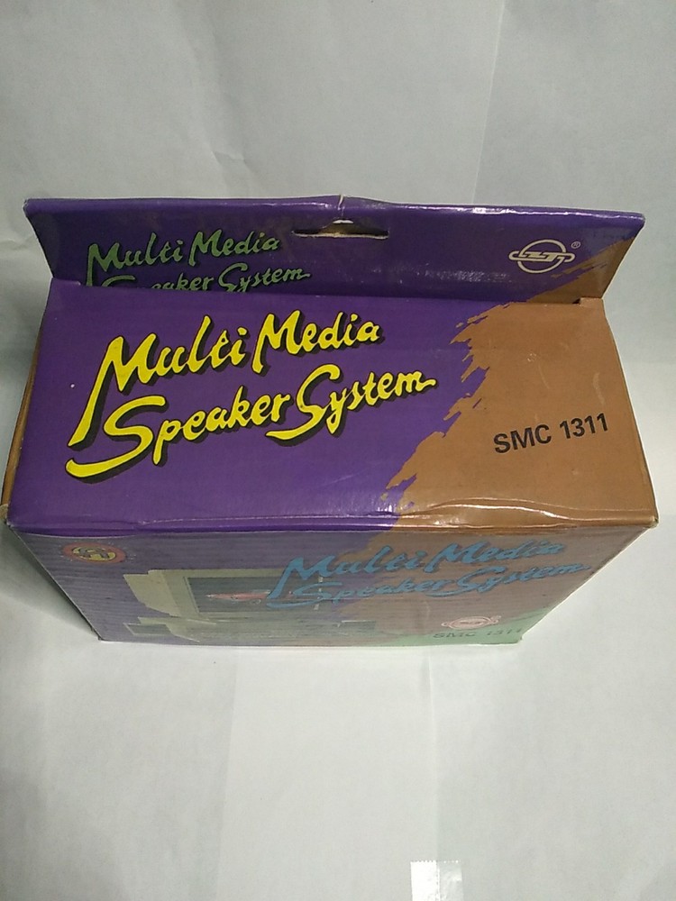 MULTIMEDIA SPEAKER SYSTEM SMC 1311 Magetically Shielded *NOS*