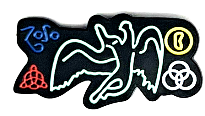 Led Zeppelin Music Lapel Hat Pin