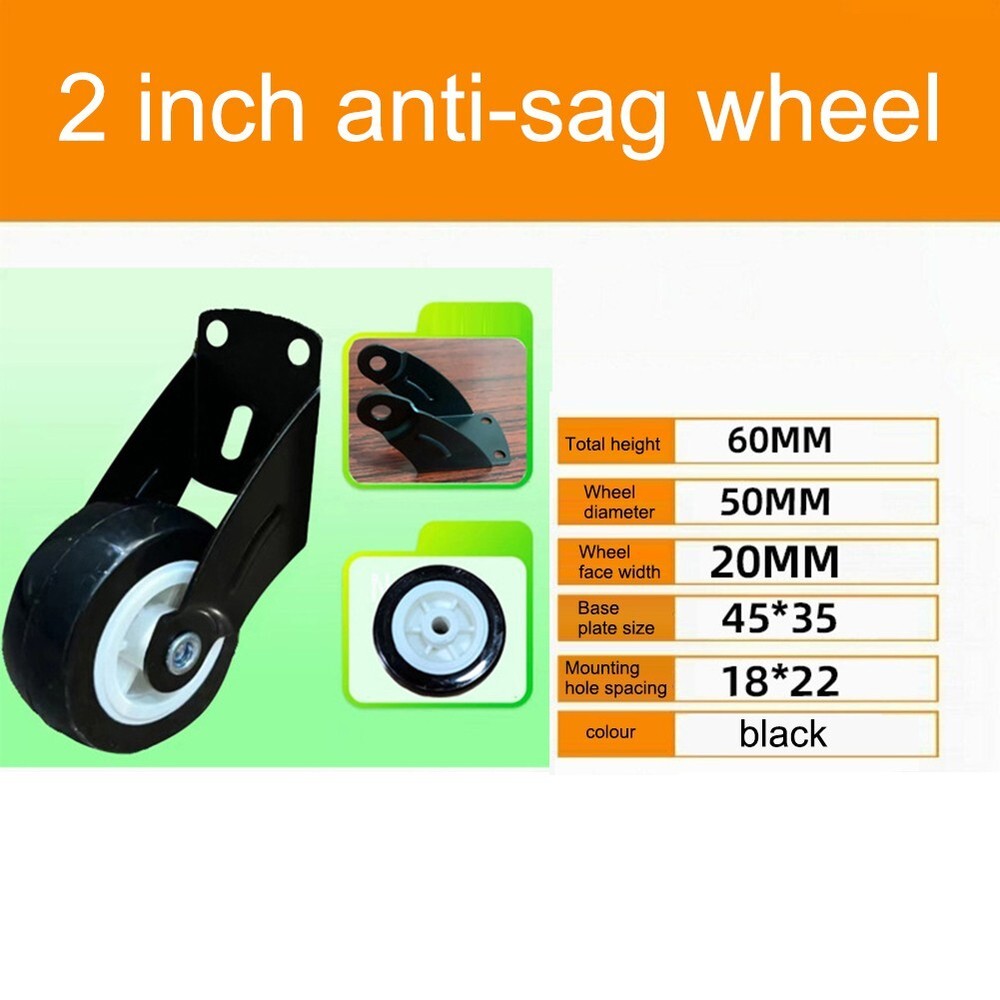 Heavy Duty Door Bottom Support Wheel Adjustable with Rust Proof Design