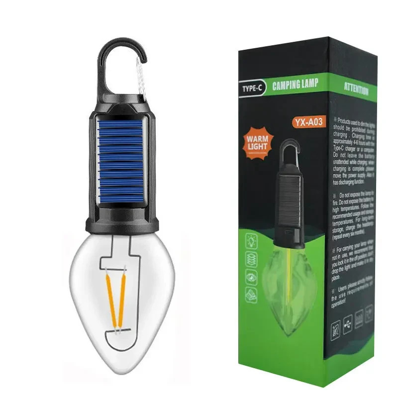 Solar Charging Camping Bulb Multi-Function Outdoor Light