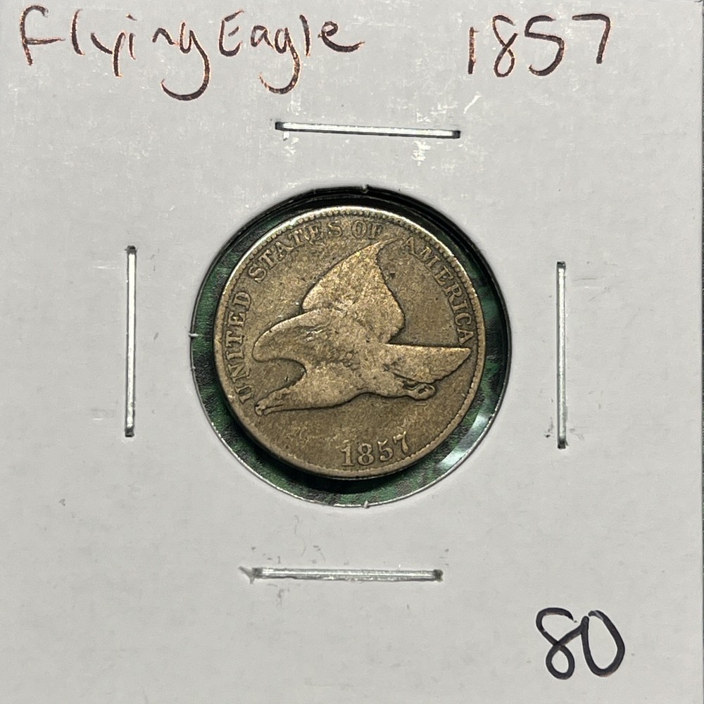 1857 Flying Eagle Cent Copper U.S. Coin Collection