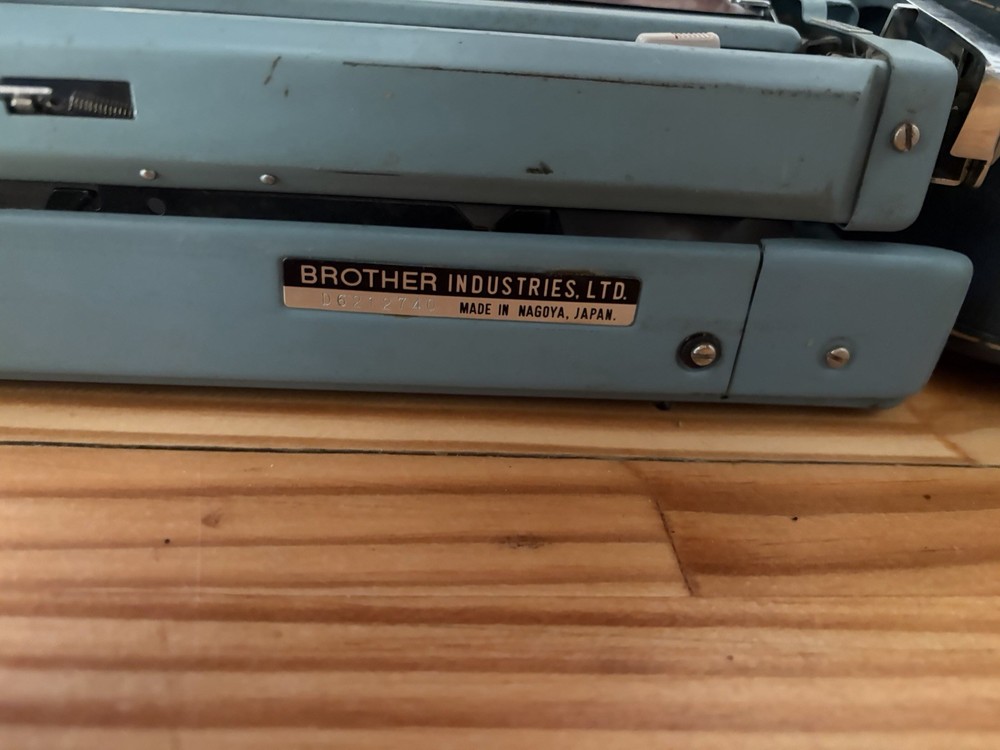 Vtg Webster Typewriter with Case