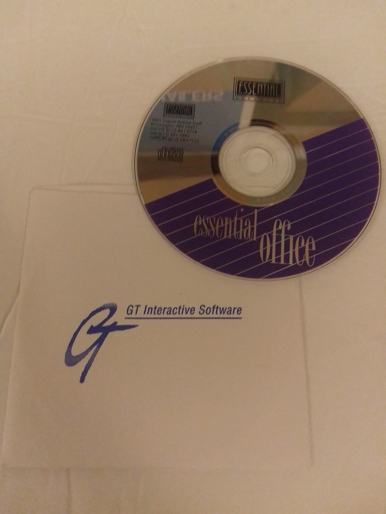 Essential Office by Essential Software CD-ROM For Windows 95 to XP LN