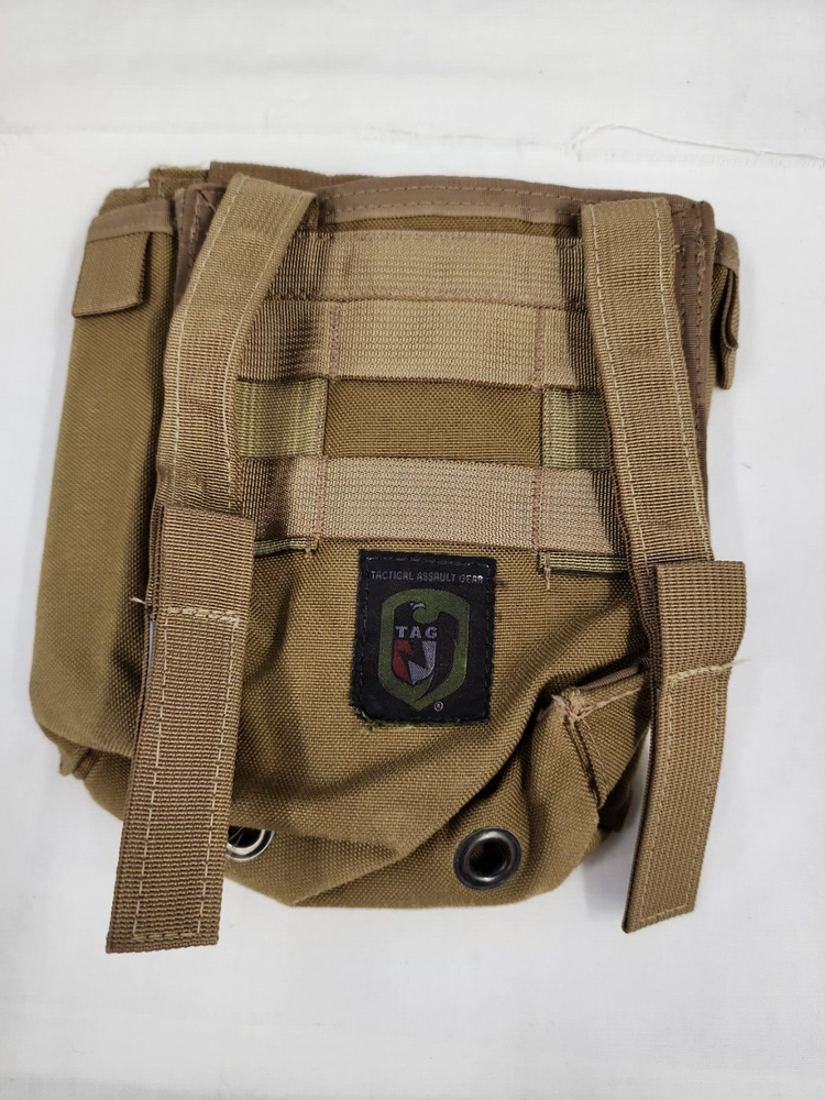 Tactical Assault Gear MOLLE Split SAW Pouch Coyote Brown Cag Sof Devgru Seal
