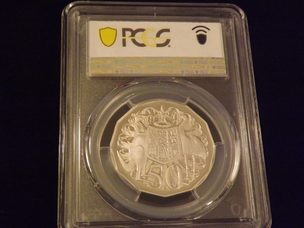2008 50 C Australia PCGS PR 70