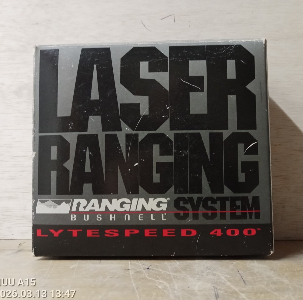 Bushnell Lytespeed Laser Ranging System 400 Excellent Cond Case Box Instructions