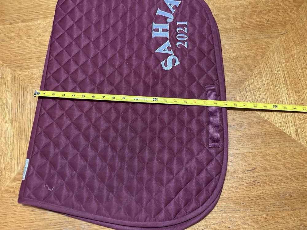 Dover Horse Saddle Pad- All Purpose, Burgundy