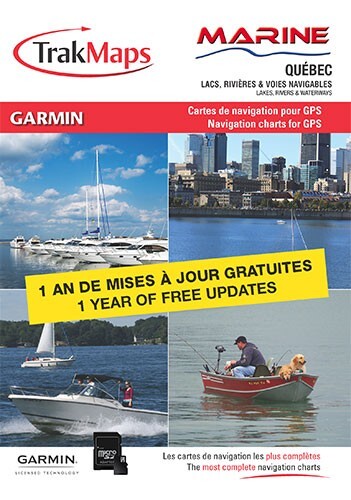 TrakMaps Marine Quebec - Garmin GPS Map