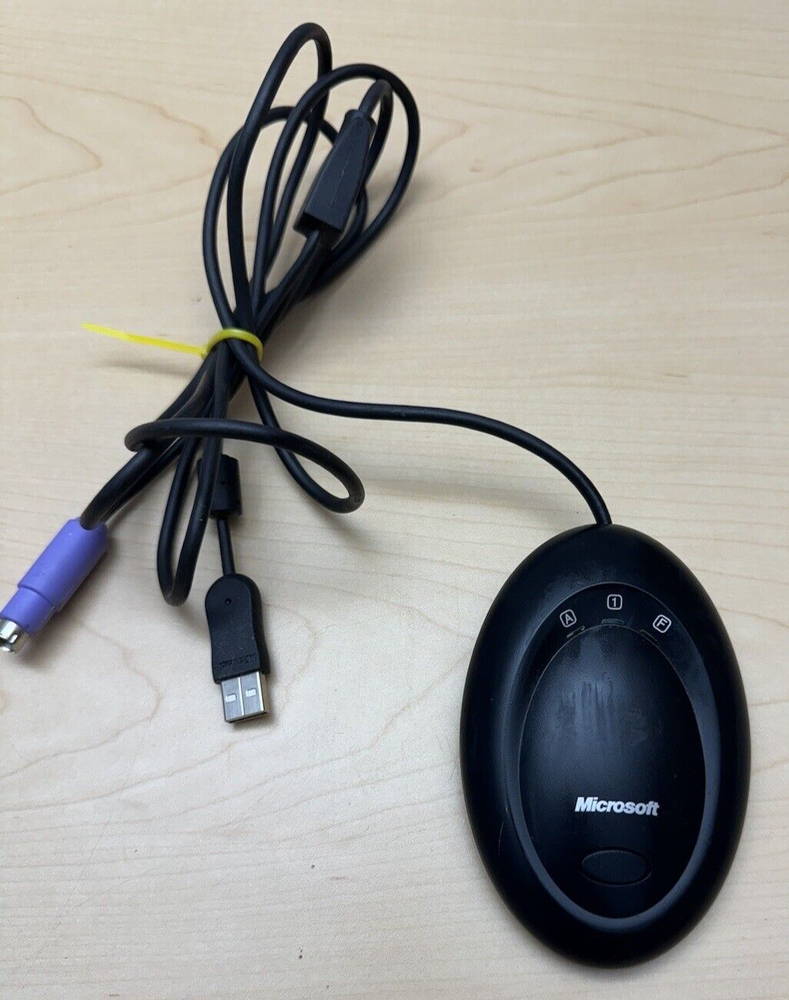 MICROSOFT X09-51906 Wireless Optical Desktop RECEIVER 2.0A Model 1012 Working!