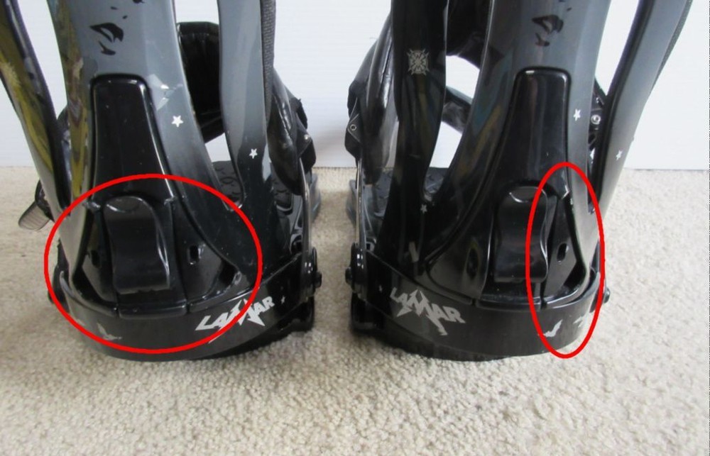 Lamar Team Black Snowboard Bindings