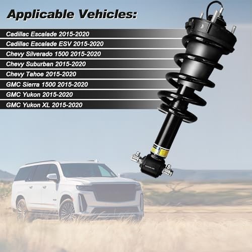 2PCS Front Shock Absorber Struts Assembly Air Suspension 1 Pair Front Struts