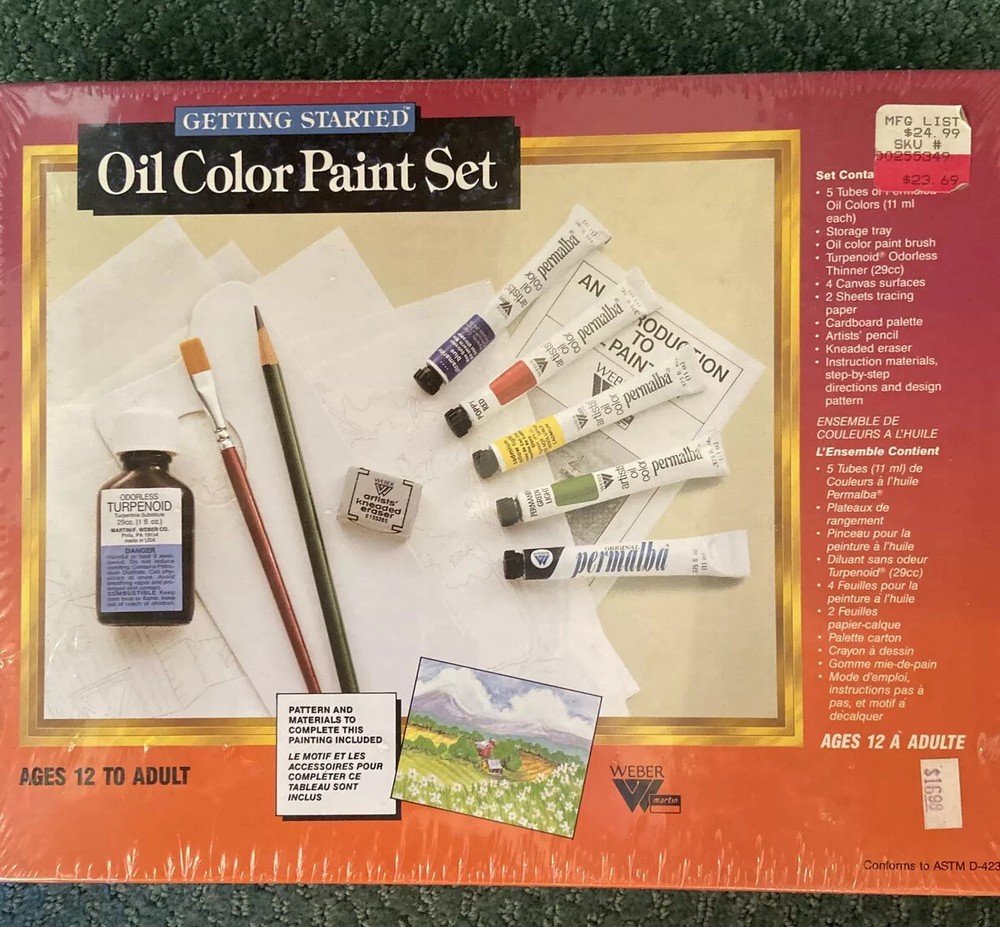 Oil Color Painting Art Supply Set - New