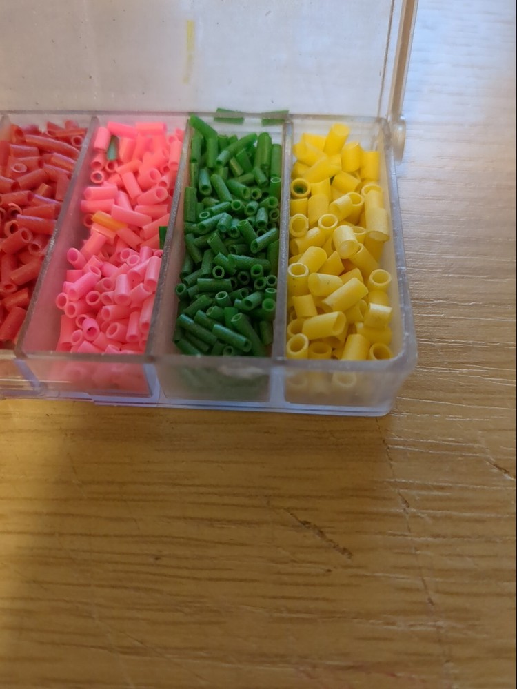 pole float silicone in box with lift lid up lid. Pole float rubbers